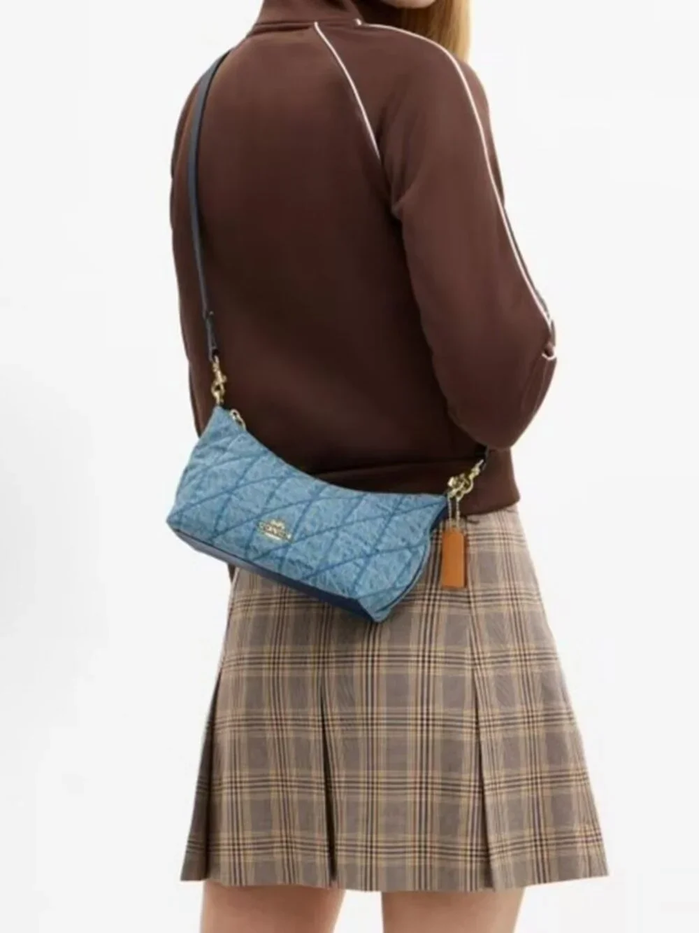 coach Caitlin Shoulder Bag With Quilting cdz89